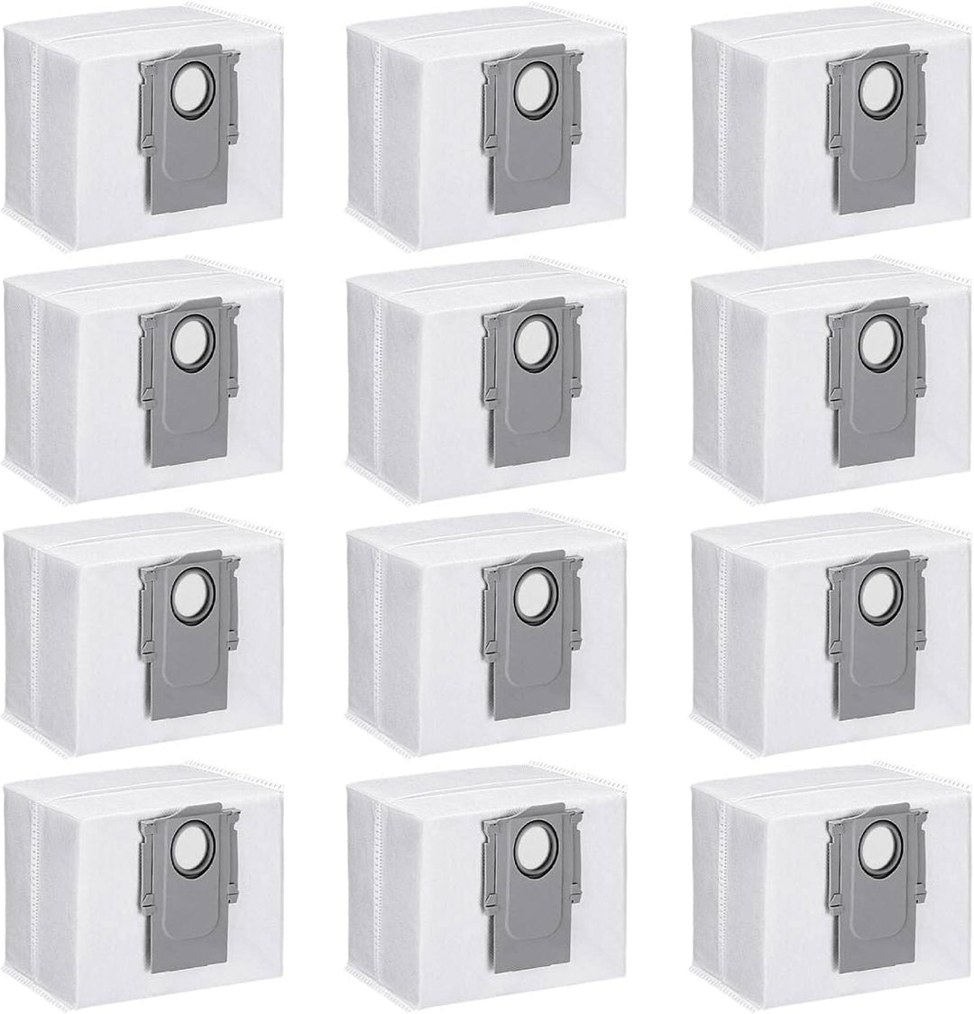 12 Stück Staubbeutel für Roborock S7 MaxV Ultra / Q7+ / Q7 Max+ /T8 / Q5+ Staubsauger Absaugstation,