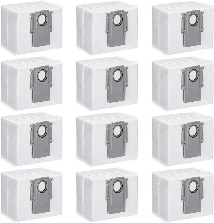 12 Stück Staubbeutel für Roborock S7 MaxV Ultra / Q7+ / Q7 Max+ /T8 / Q5+ Staubsauger Absaugstation,