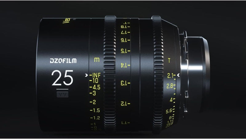 DZOFILM Cine Lens Vespid Prime 25 T2.1 for PL/EF Mount (VV/FF)