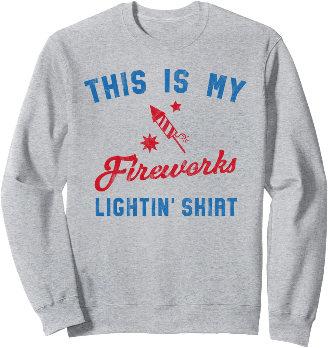 Vierter Juli Mein Feuerwerk Shirt Vintage Independence Day Sweatshirt