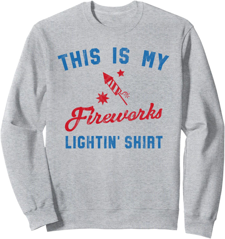 Vierter Juli Mein Feuerwerk Shirt Vintage Independence Day Sweatshirt
