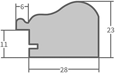 WANDStyle Bilderrahmen 30x40 Braun, Landhausstil Bilderrahmen Holz, hochwertiger Holzbilderrahmen, P