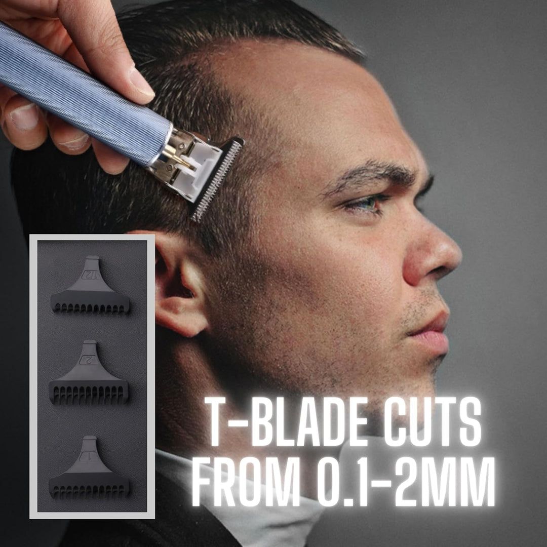 Barberboss Haarschneidemaschine, Bart- und Haarschneider-Set für Herren, T-Klingen-Trimmer aus Keram