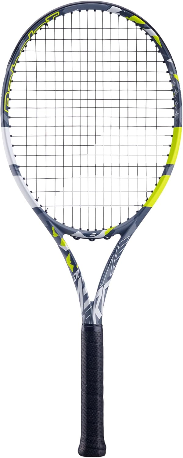 Babolat - Evo Aero Tennisschläger Besaitet für Erwachsene - Kraft & Komfort - Aerodynamischer Spin A