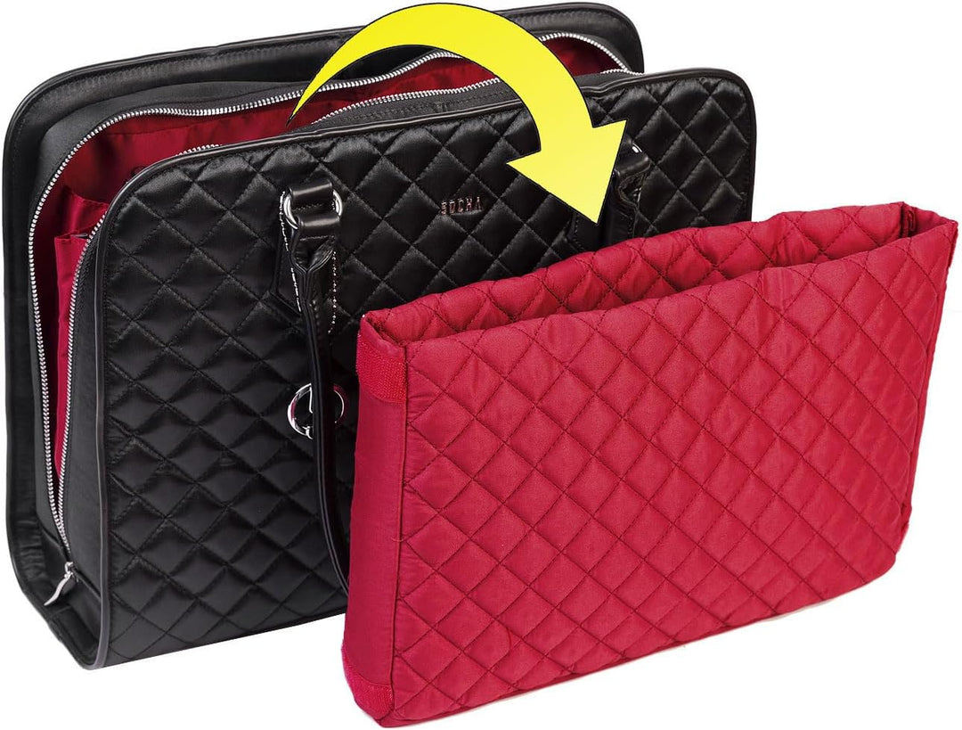SOCHA Designer Tasche für Notebook 35,5-39,6 cm (14-15,6 Zoll) schwarz Diamond