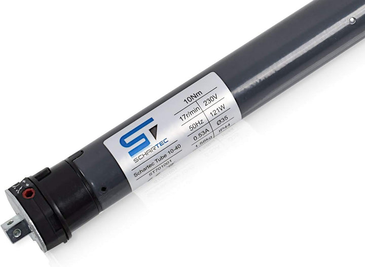 SCHARTEC Profi- Rolladenmotor für 40 mm Welle Rohrmotor - Rolladenantrieb Rollladenmotor (SCHARTEC T