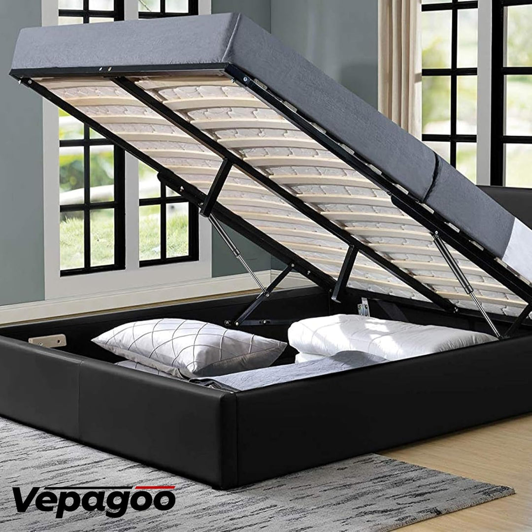 Vepagoo 615MM 250N/25KG Gasdruckfeder für RV Bett Boot Bett Abdeckung Gartenboxen Tür Deckel Boden L