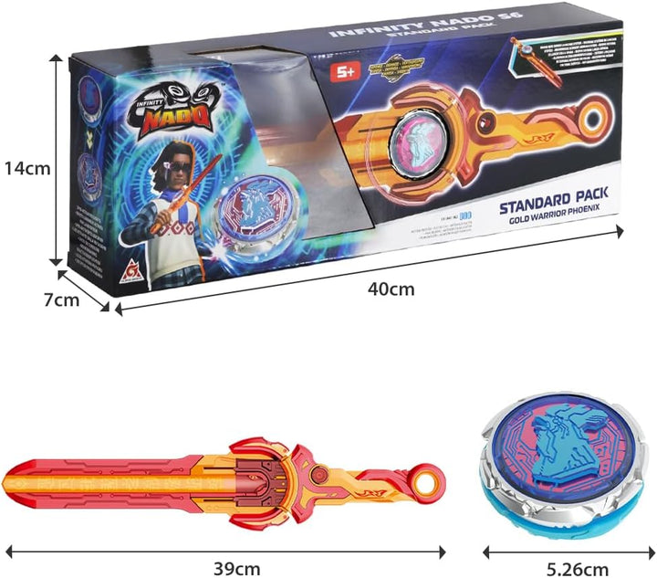 INFINITY NADO Kreisel für Kinder Metall Spielzeug Jungen, Battle Tops Kreisel Launcher Spielzeug, Sp