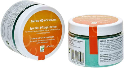 Emiko HorseCare Spezial Pflegecreme 150ml pastöse, gut haftende Creme zur Anwendung bei hartnäckigen