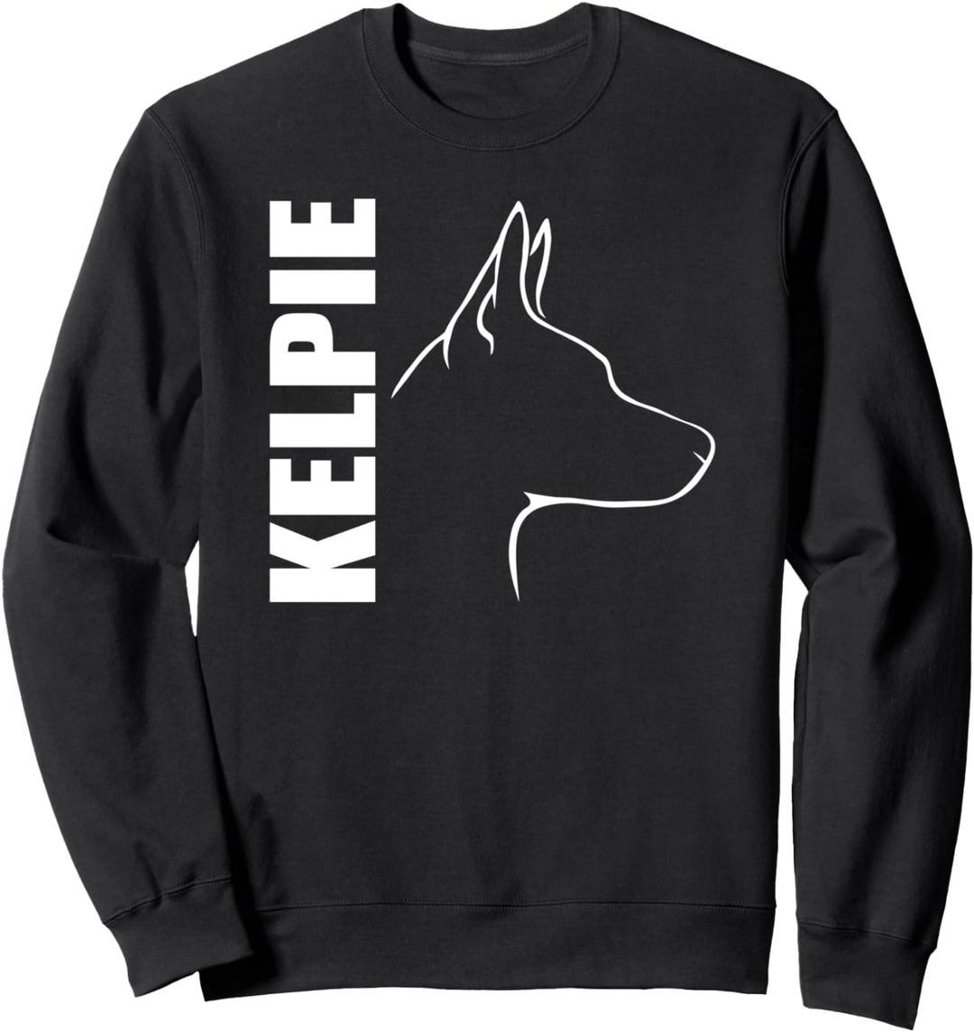 Kelpie im Profil Hund Geschenk Hunde Hundesport Agility Sweatshirt