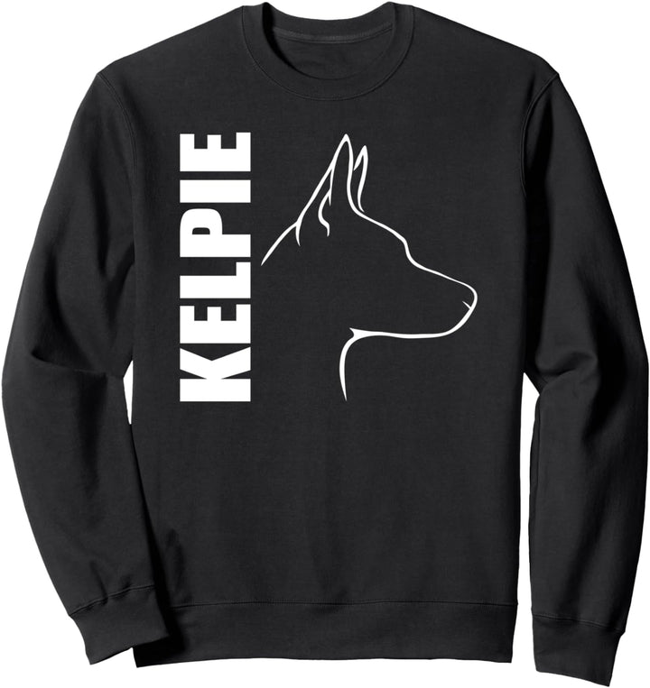 Kelpie im Profil Hund Geschenk Hunde Hundesport Agility Sweatshirt