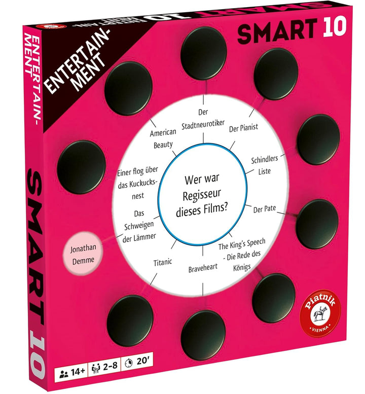 Piatnik 7244 Zusatzfragen 7244-Smart Entertaiment mit 1000 Antwortmöglichkeiten | Spielbar mit der O