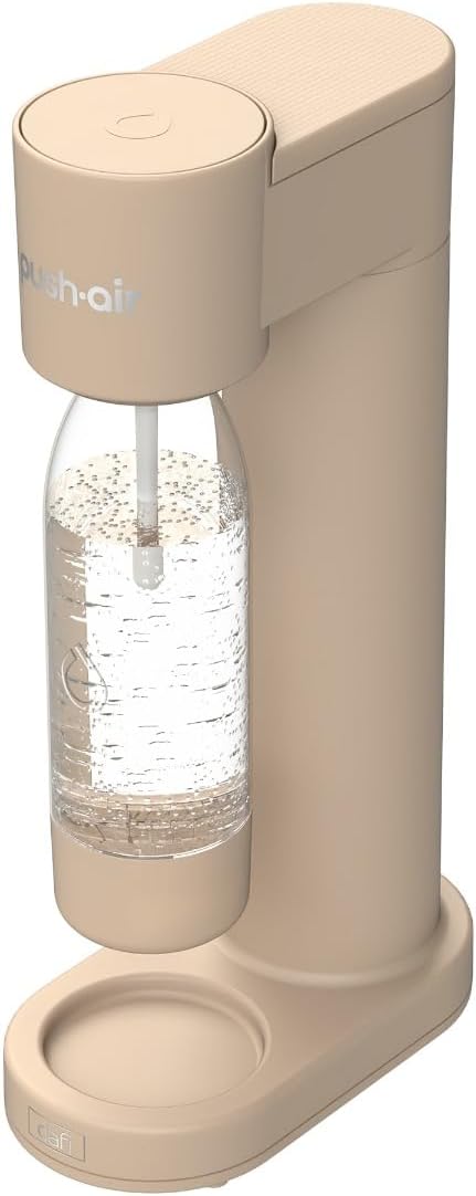 Dafi PUSHAIR Wassersäule Cappuccino + CO2 Kartusche + 0,7 Flasche