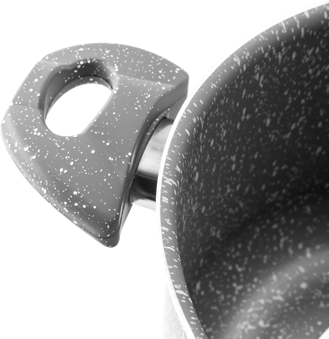 Zanetti, Antihaft-Topf mit Griffen aus seltenem Stein, 22 cm