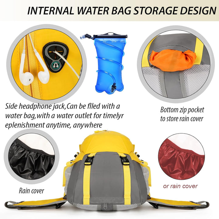 AONETIGER 30L Wanderrucksack Herren Damen Leicht Trekkingrucksack Wasserdicht Reiserucksack mit Rege