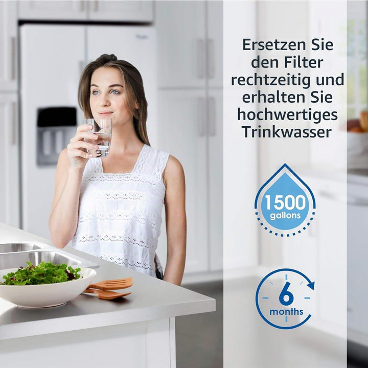 Waterdrop Kühlschrank Wasserfilter Ersatz für Samsung® DA29-10105J HAFEX/EXP, DA2010CB, HAIER® LG® I