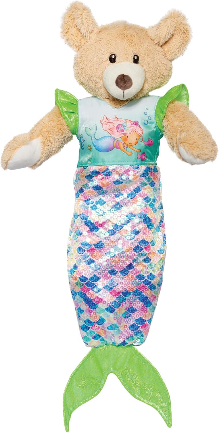 Heless 2320 - Puppenkleidung im Design Meerjungfrau Yara, Kleid mit glitzernden Pailletten für Puppe