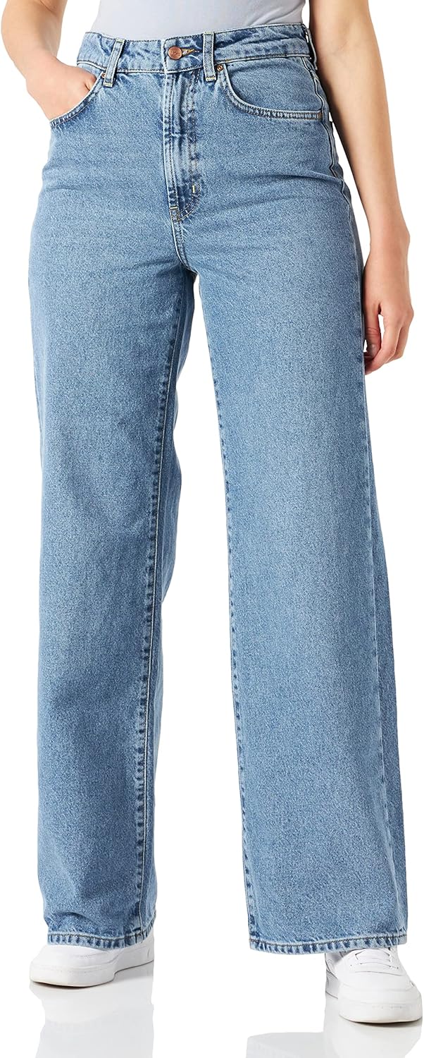 ONLY Female Weit geschnitten ONLHope Life Wide High Waist Jeans 31W / 34L Light Blue Denim, 31W / 34