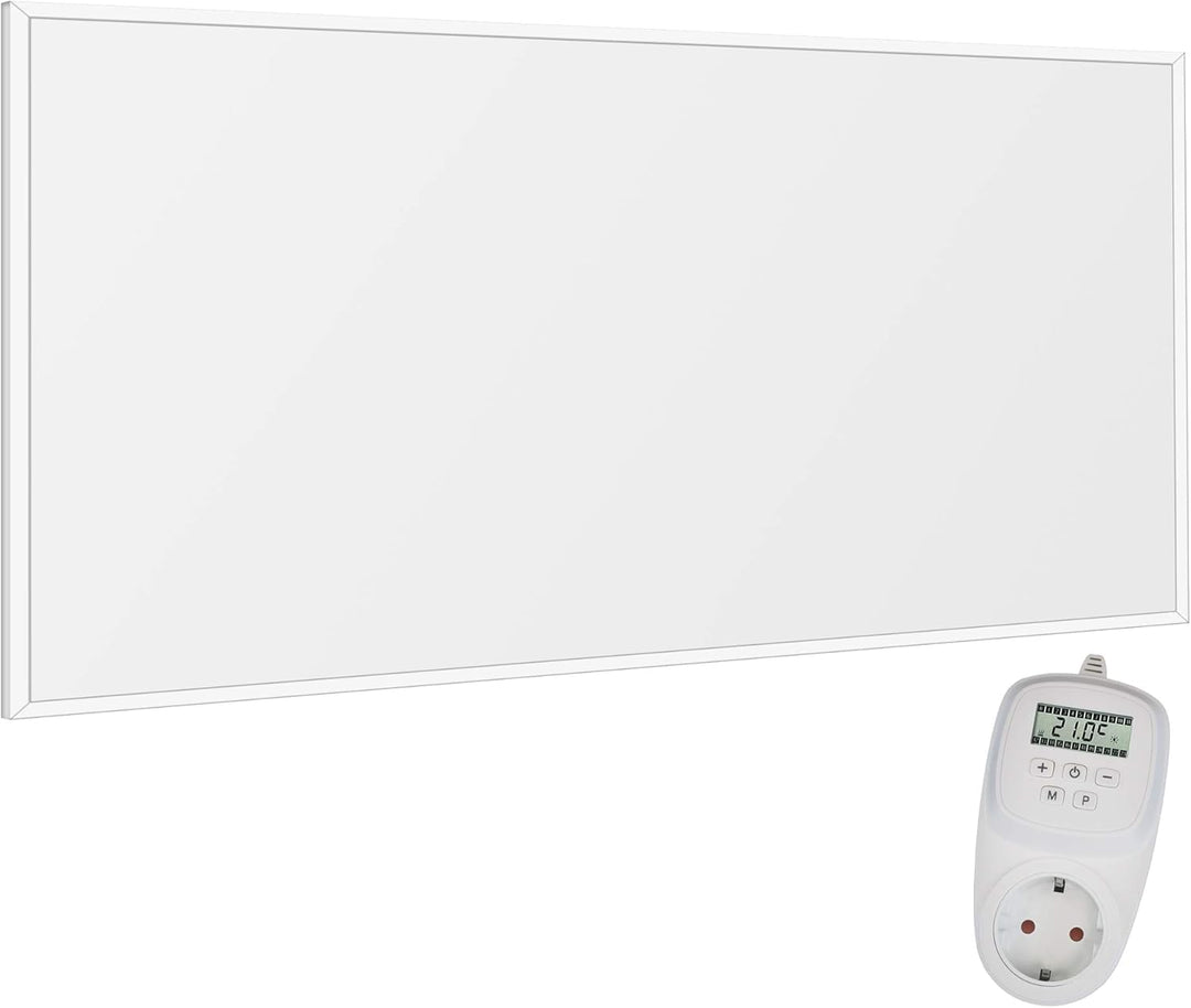 VIESTA® Infrarot Wandheizung mit Thermostat [FERNBEDIENUNG + WIFI STEUERUNG] – Infrarotheizung Wandm