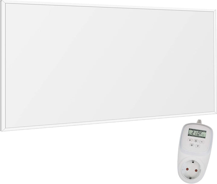 VIESTA® Infrarot Wandheizung mit Thermostat [FERNBEDIENUNG + WIFI STEUERUNG] – Infrarotheizung Wandm