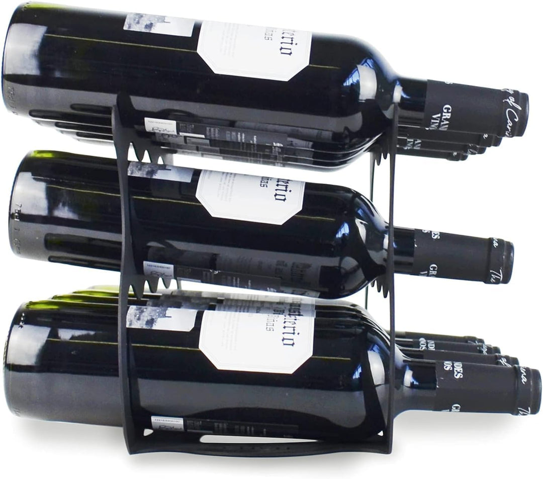 Weinregal für 11 Weinflaschen. (Schwarz x 1), Schwarz X 1
