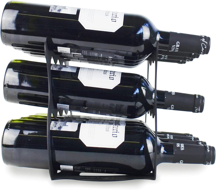 Weinregal für 11 Weinflaschen. (Schwarz x 1), Schwarz X 1