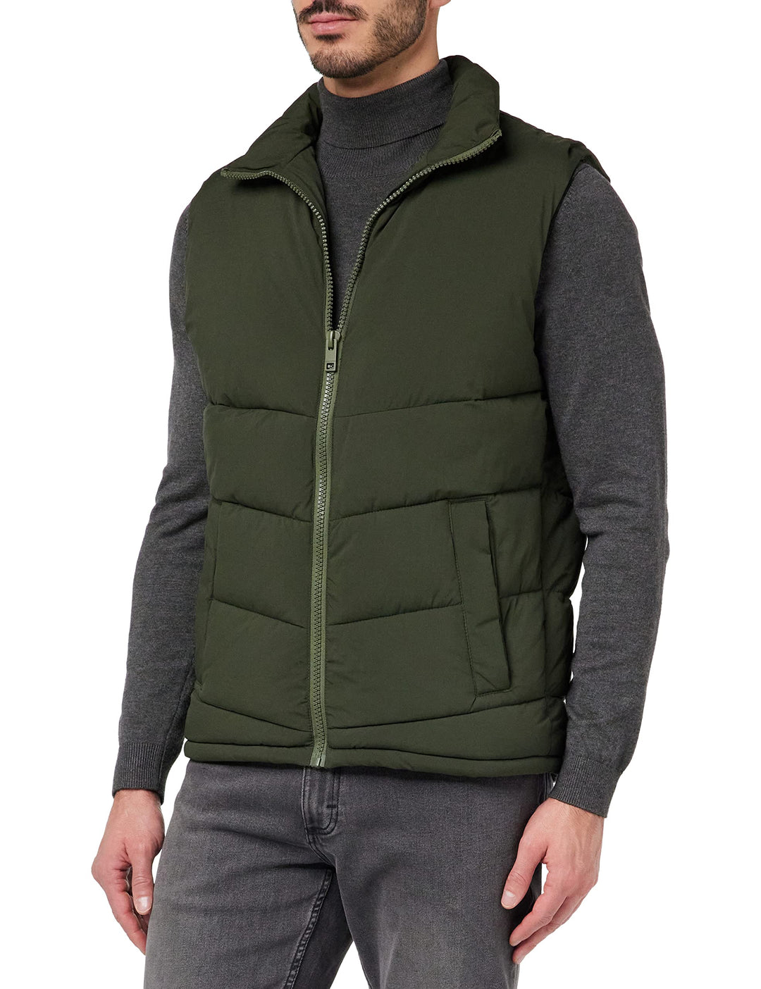 JACK & JONES Herren Jorcopenhagen Bodywarmer Weste, Forest Night/Detail:no Embroidery
