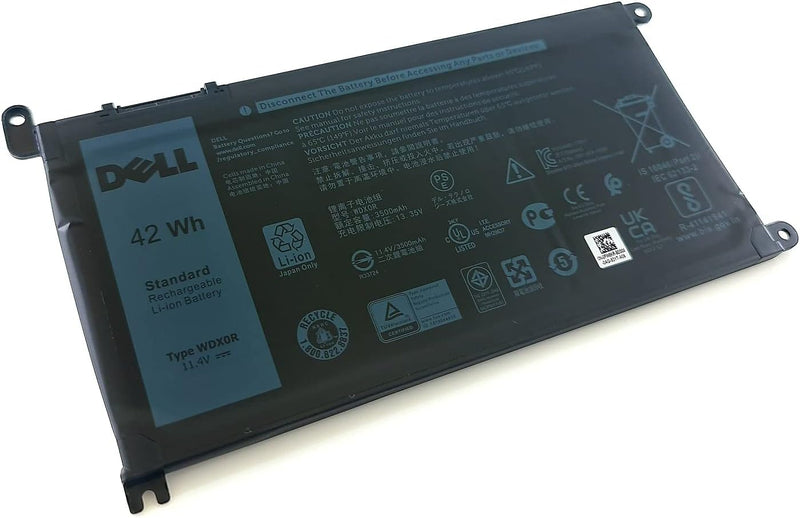 Dell EMC Dell Laptop-Akku Li-Ion 3 Zellen 42 Wh mAh 3500 11,4 V Typ WDX0R Indexe: 42WH Y3F7Y T2JX4 3