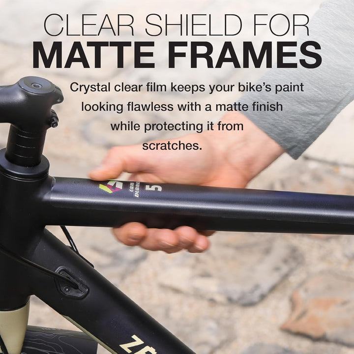 ZEFAL Skin Armor 3m Roll Protection Cadre Velo Cyclisme, Incolore-Matt Matt Rolle 3M, Matt Rolle 3M