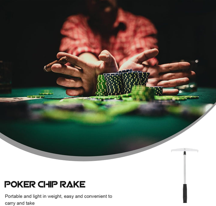 DOITOOL Poker- Chip- Push, Poker-Chip-Push-Chips Harrow Collector Teleskop-Poker-Chips-Sammelstange