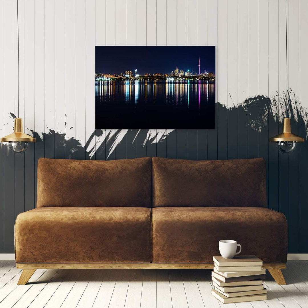 Feeby Wanddeko Toronto Leinwandbild Kunstdruck Stadt mehrfarbig 90x60 cm Leinwandbild 90x60 cm mehrf