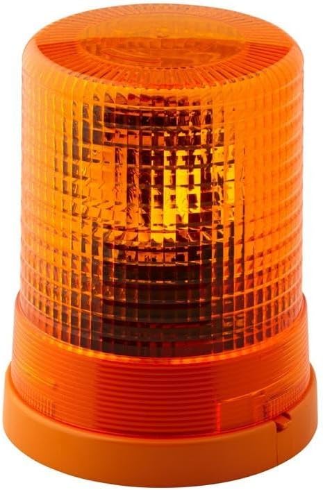 HELLA - Halogen-Rundumkennleuchte - KL 700 - 24V - gelb - rund - Anbau/geschraubt - Stecker: Flachst