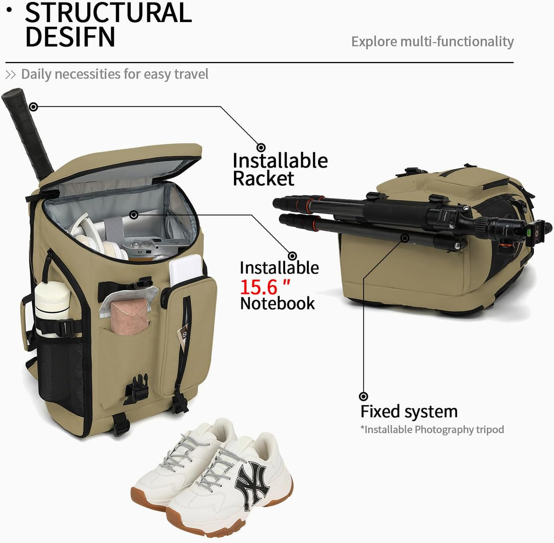 Kalesi Gym Duffle Bag Backpack 4-Way Waterproof with Shoes Compartment for travel Sport Hiking Lapto