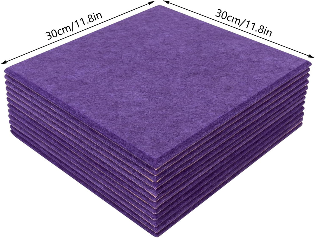 Schalldämmungs-Platten 12 Stücken 30 * 30cm Selbstklebenden Akustische Behandlungen Akustikplatten h