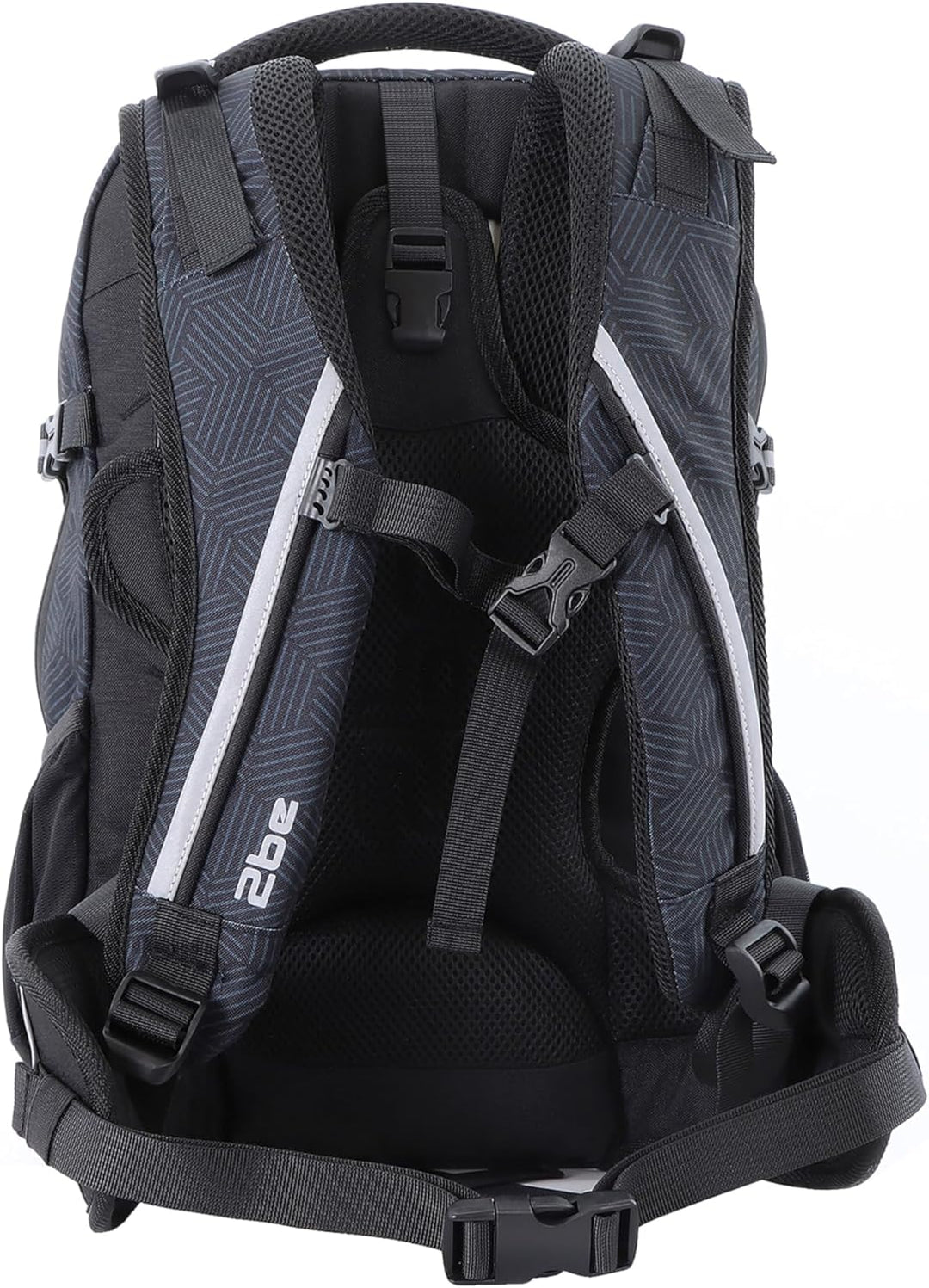 2be Schulrucksack 66320 Ergo School Backpack Black
