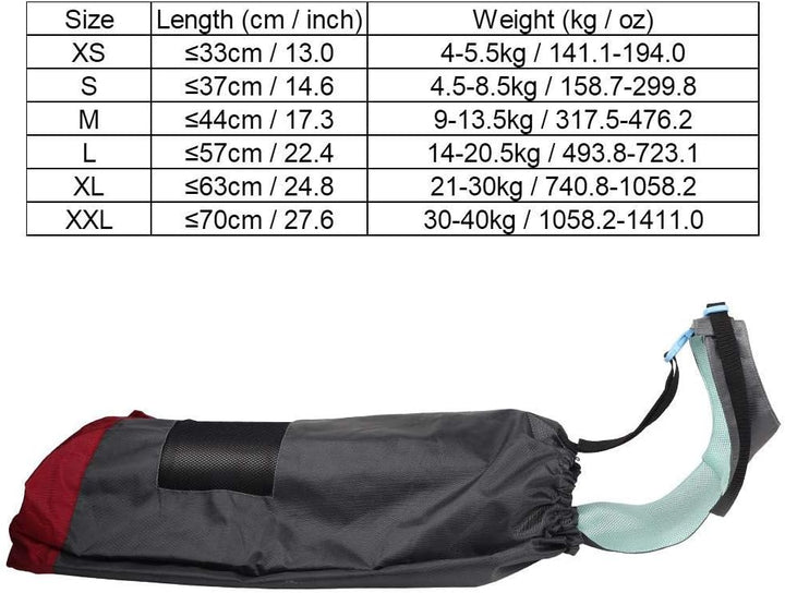 zalati Haustier-Schutztasche für Behinderte, gelähmte Haustiere, kratzfest, Rollstuhl, Hilfsprojekt