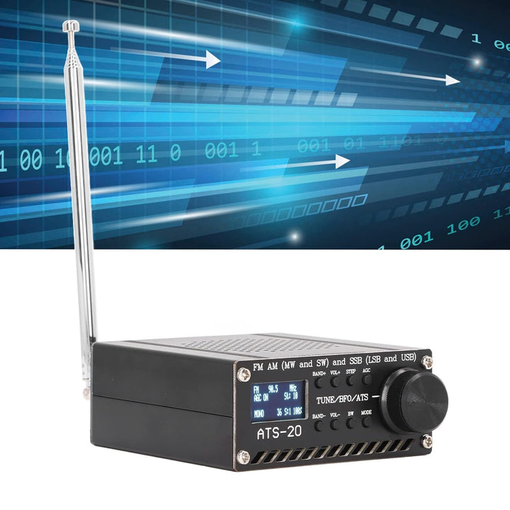 Vollband-Funkscanner Tragbarer Vollband-Funkempfänger AM FM MW SW SSB LSB USB-Scanner Tragbar mit An