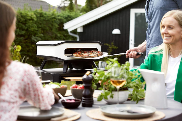 Cozze® 13" Elektro-Pizzaofen mit Pizzasten und Frontabdeckung 230V/2200W