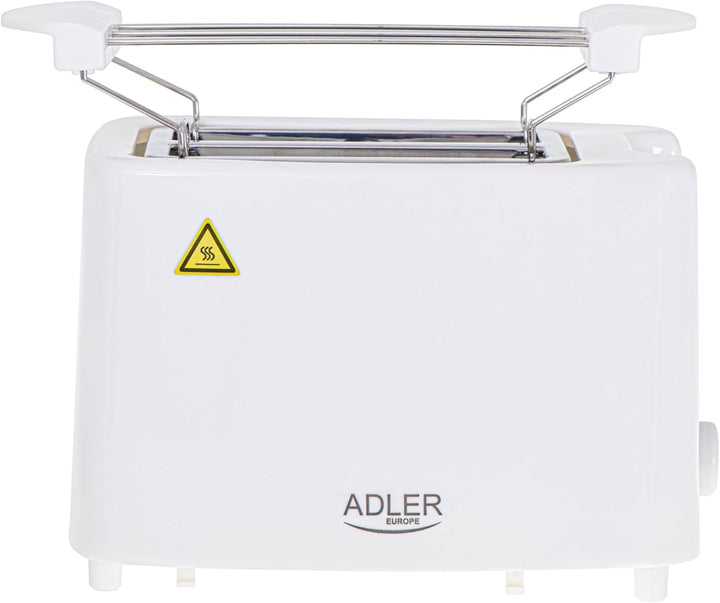 ADLER Toaster 2 Scheiben, 650-750 W, 75 cm Kabel & 6 Bräunungsstufen