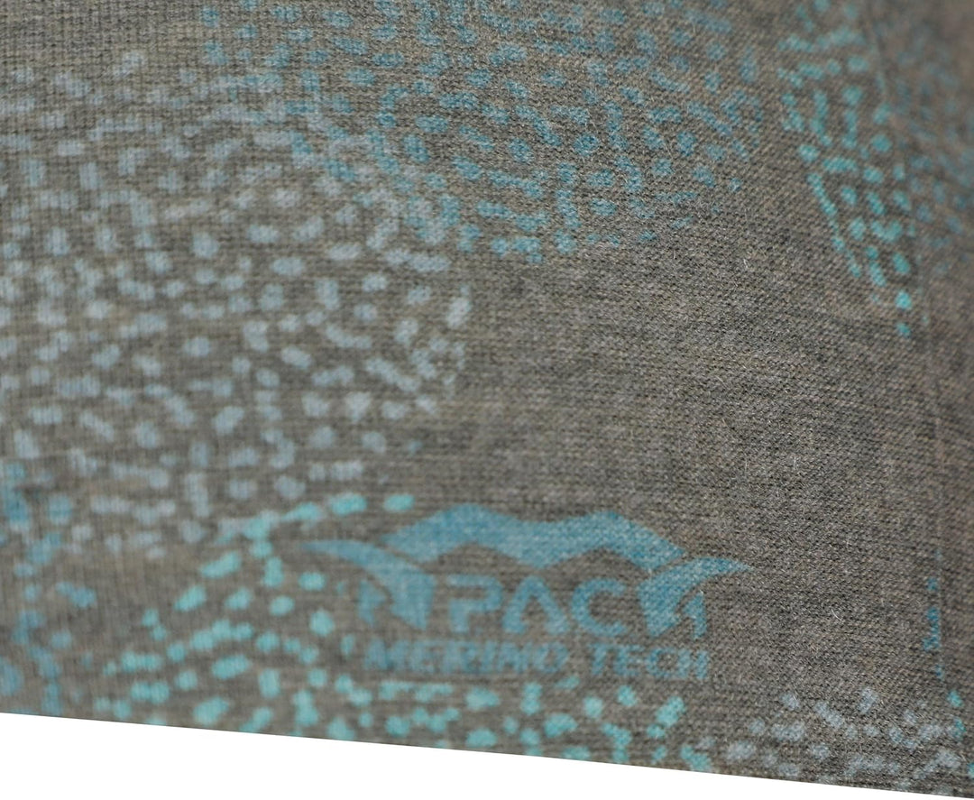 P.A.C. Recycled Merino Tech Stirnband Unisex grau - dotlet mynt nosize
