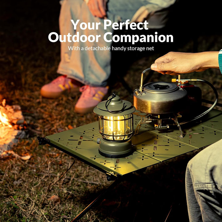 Campingtisch Klappbar,Aluminium Klapptisch Camping Tisch mit Tragetasche und Netztasche,Ultraleicht