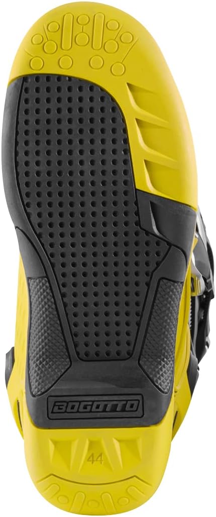 Bogotto MX-7 G Motocross Stiefel, gelb/schwarz, 43 43 EU Gelb Schwarz, 43 EU Gelb Schwarz