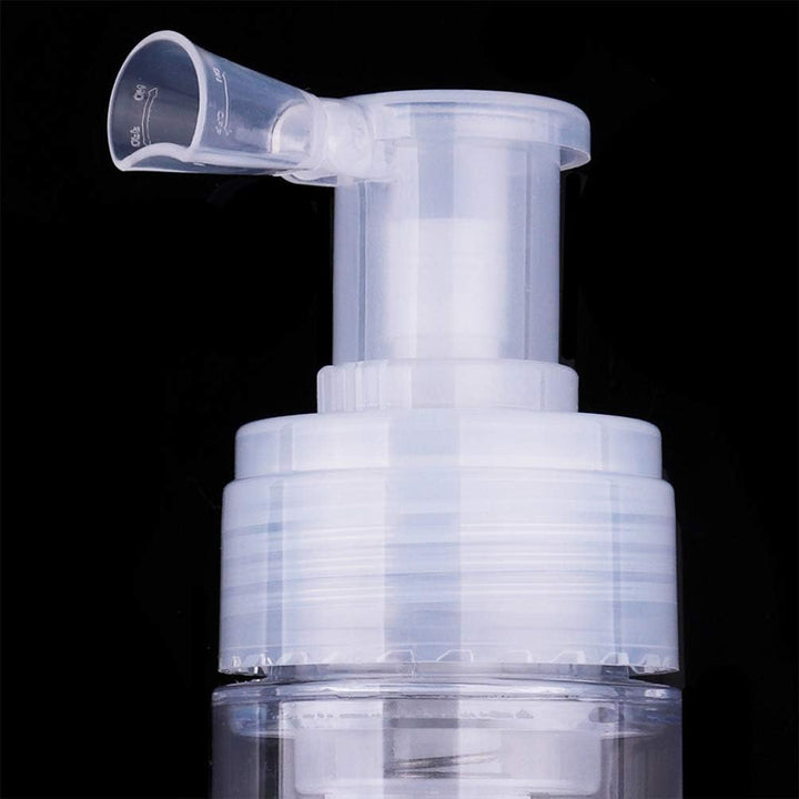 EXCEART Quetschflasche Pulver Sprühflasche Nachfüllbar Transparent Leer Sprayer Flasche Fiber Applic