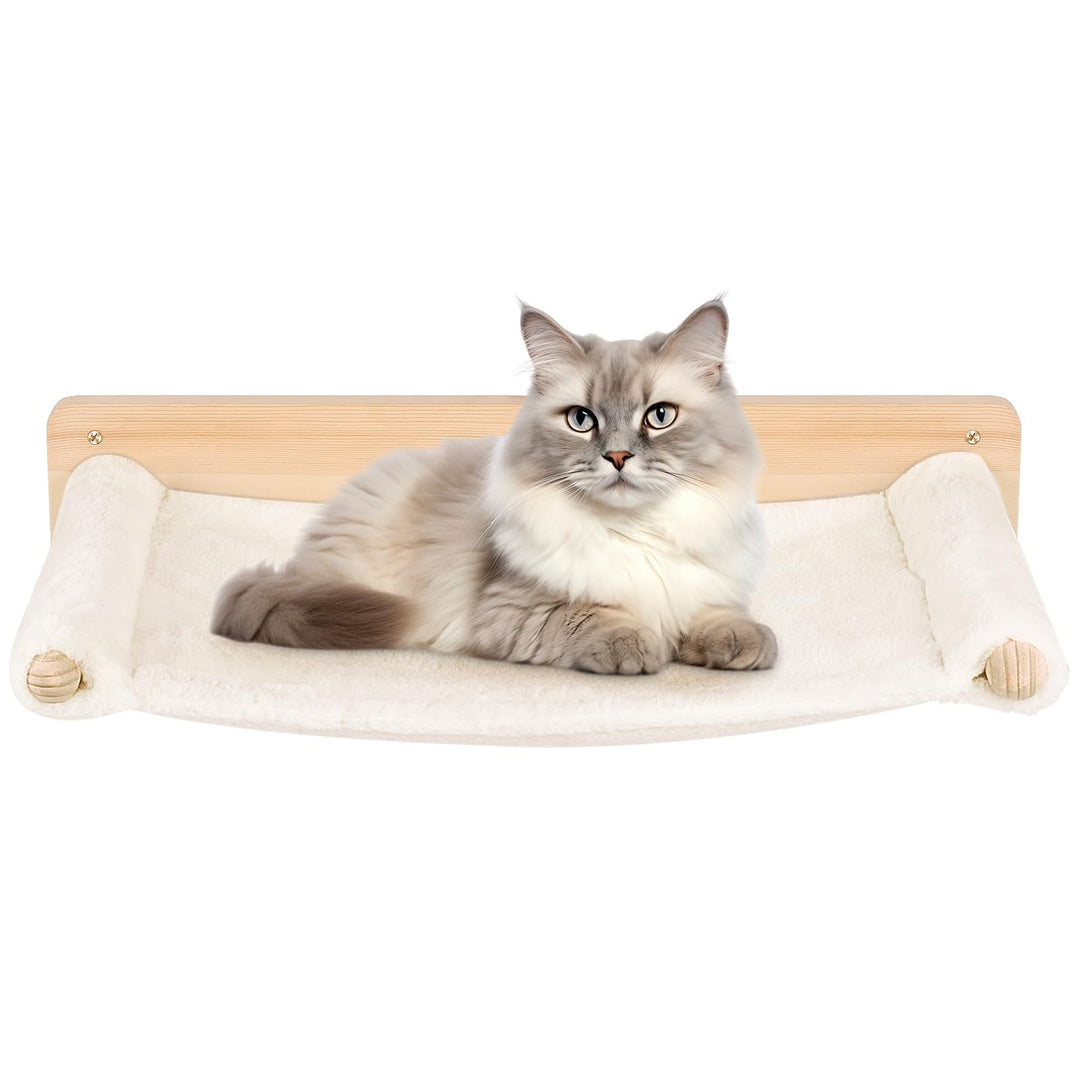 Katzenhängematte zur Wandmontage, Katzenhängematte, Stabiles Kängematten Katzen Wand bis zu 35kg, Kl
