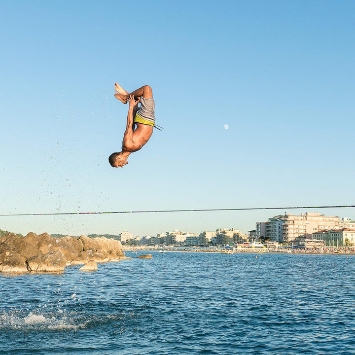 SPIDER SLACKLINE TWSB5 - Trickline Module Trick line Roll - Slackline für Freestyle Sprünge und Tric
