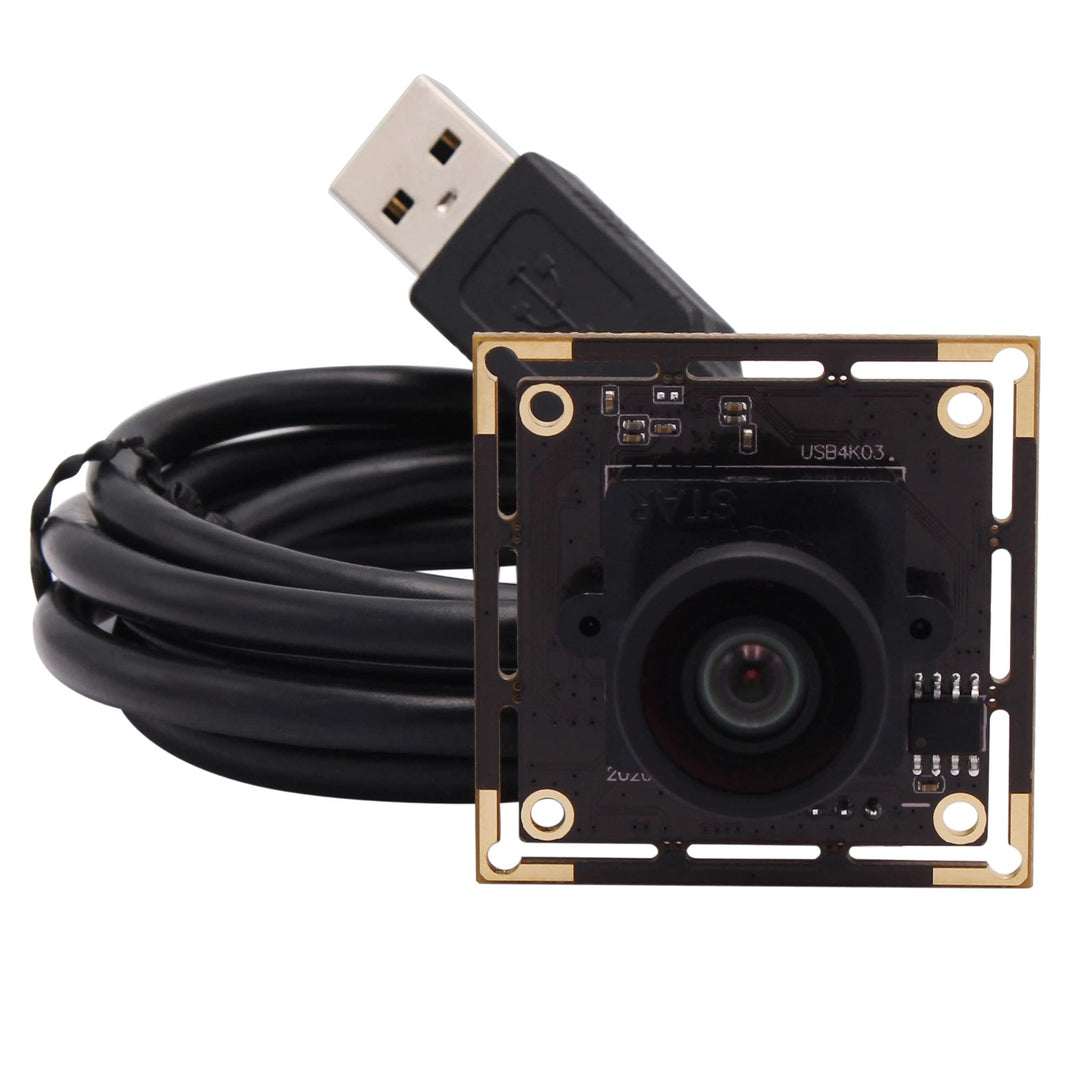 Svpro 4K USB Kameramodul Ultra HD Mini USB Kameraboard mit 110 Grad Objektiv Weitwinkel ohne Verzerr