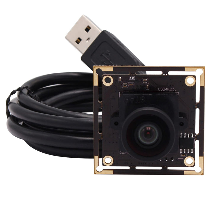Svpro 4K USB Kameramodul Ultra HD Mini USB Kameraboard mit 110 Grad Objektiv Weitwinkel ohne Verzerr