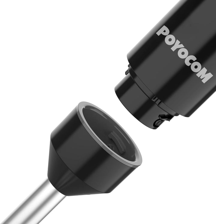 POYOCOM Akku-Stabmixer, kabelloser Stabmixer mit TYP-C-Kabel, Schneebesen für Smoothies, Milchshakes