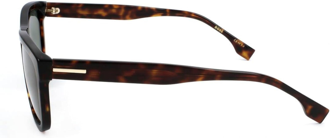 BOSS HUGO 1439/S Brille, Havana, 58 für Herren, Havana