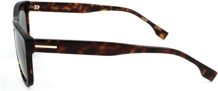 BOSS HUGO 1439/S Brille, Havana, 58 für Herren, Havana